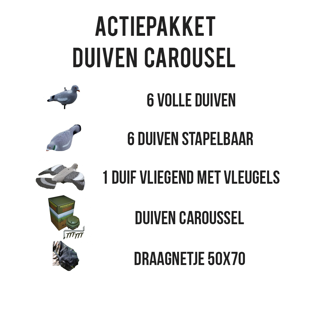 Actionpakke til duekarrusel