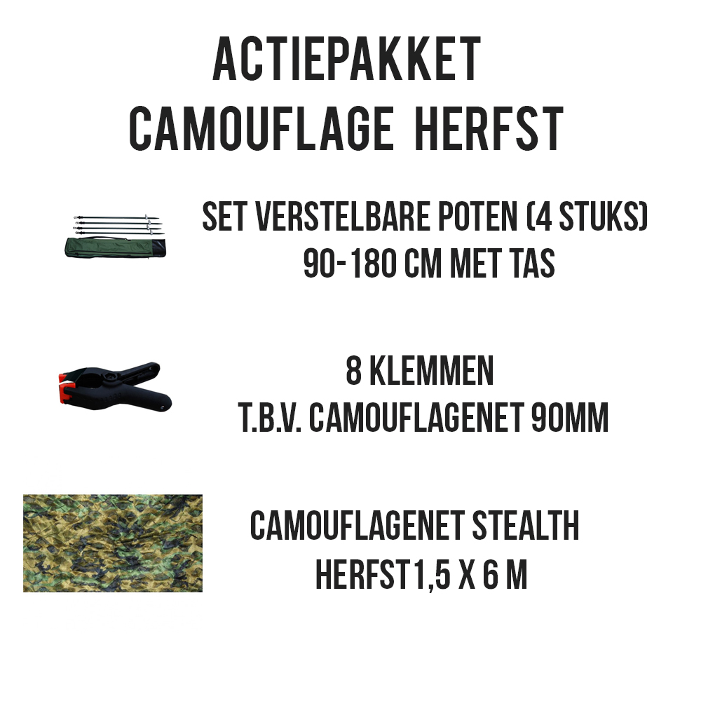 camouflage efterårs action pack