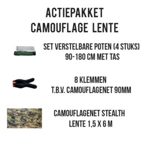 camouflage spring action pack
