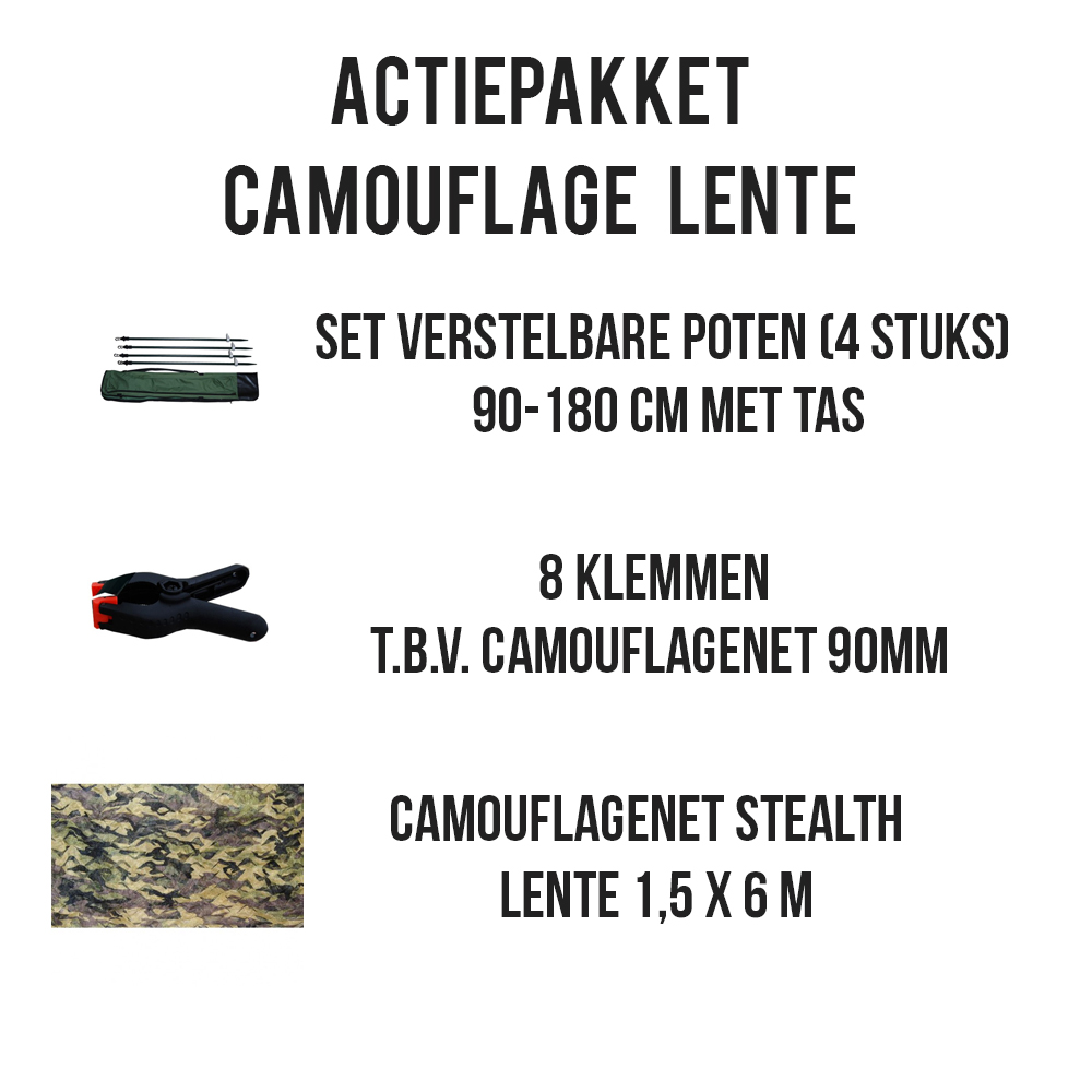 camouflage spring action pack