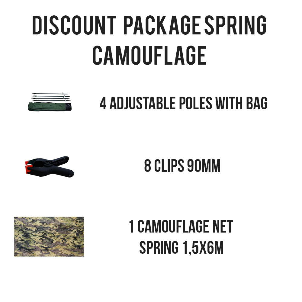 camouflage spring action pack