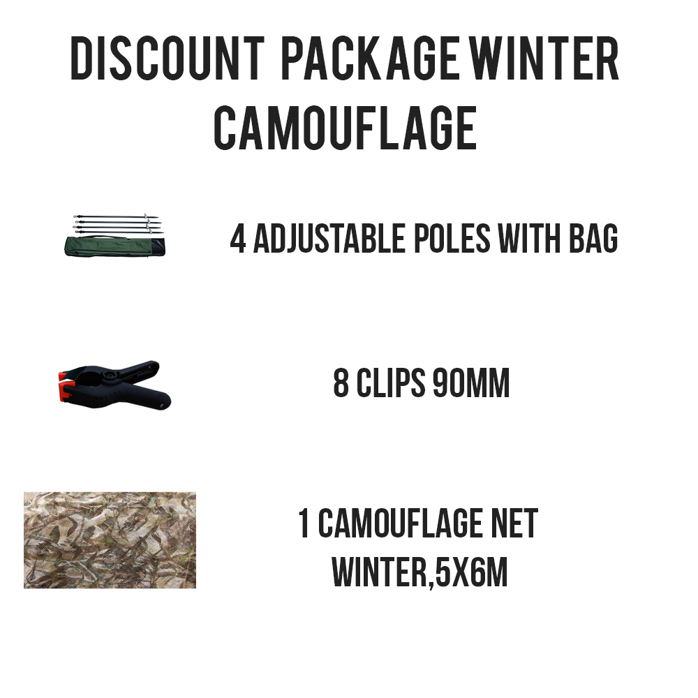 camouflage vinter action pack