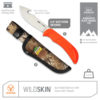 Outdoor Edge-kniv WildSkin Orange