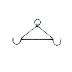 Spredekrog i rustfrit stål D8mmx350mm