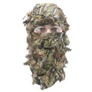 Ansigtsmaske med 3D-blade i vådområde-camouflage